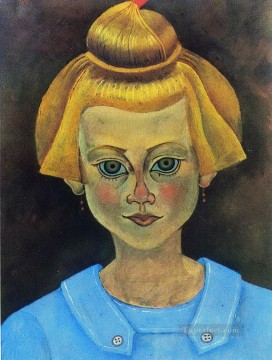 若い少女の肖像 ジョアン・ミロ Oil Paintings